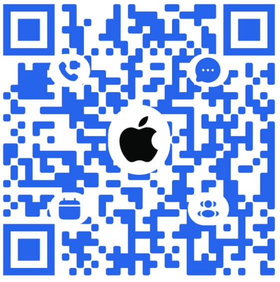 QR-код для скачивания КОММА в App Store